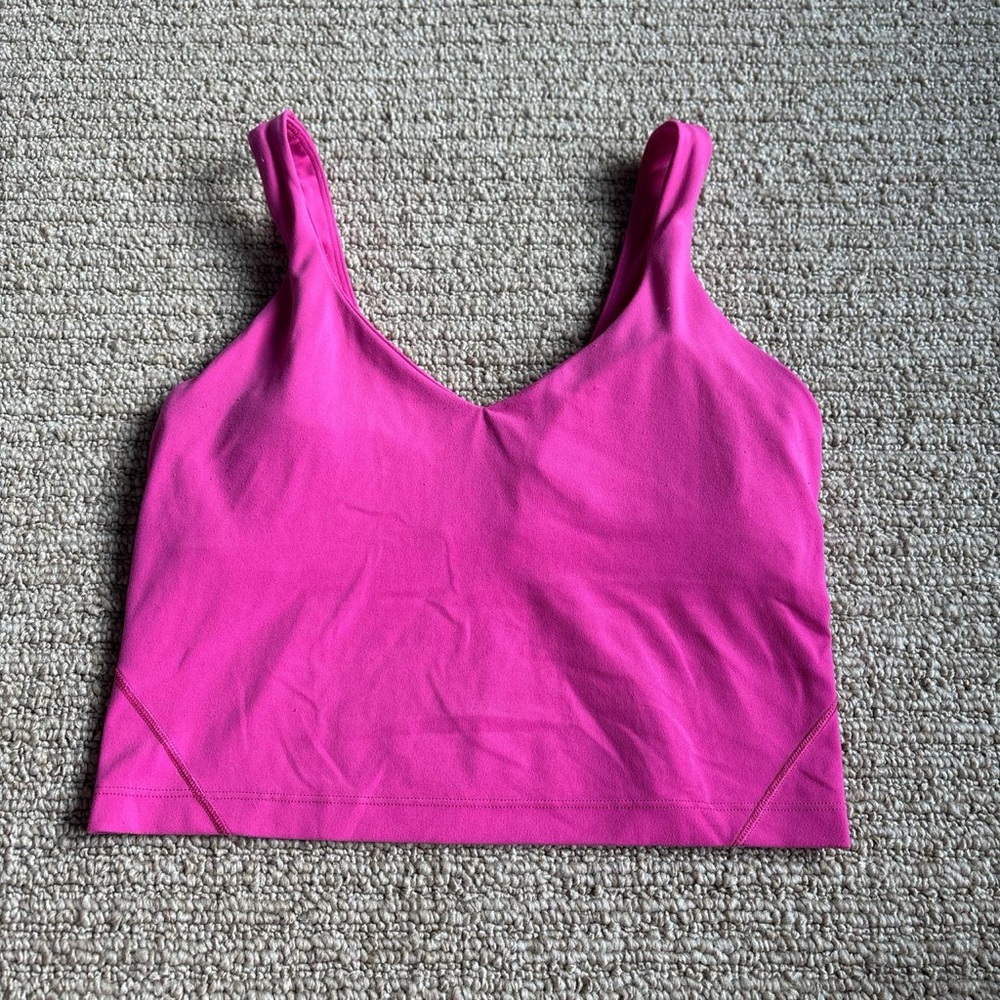 Lululemon sonic pink align tank